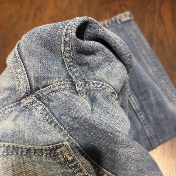 ANTIK DENIM JEANS Vintage 90s Y2K Fashion  embroidered back pocket size 28 EUC - Picture 11 of 16